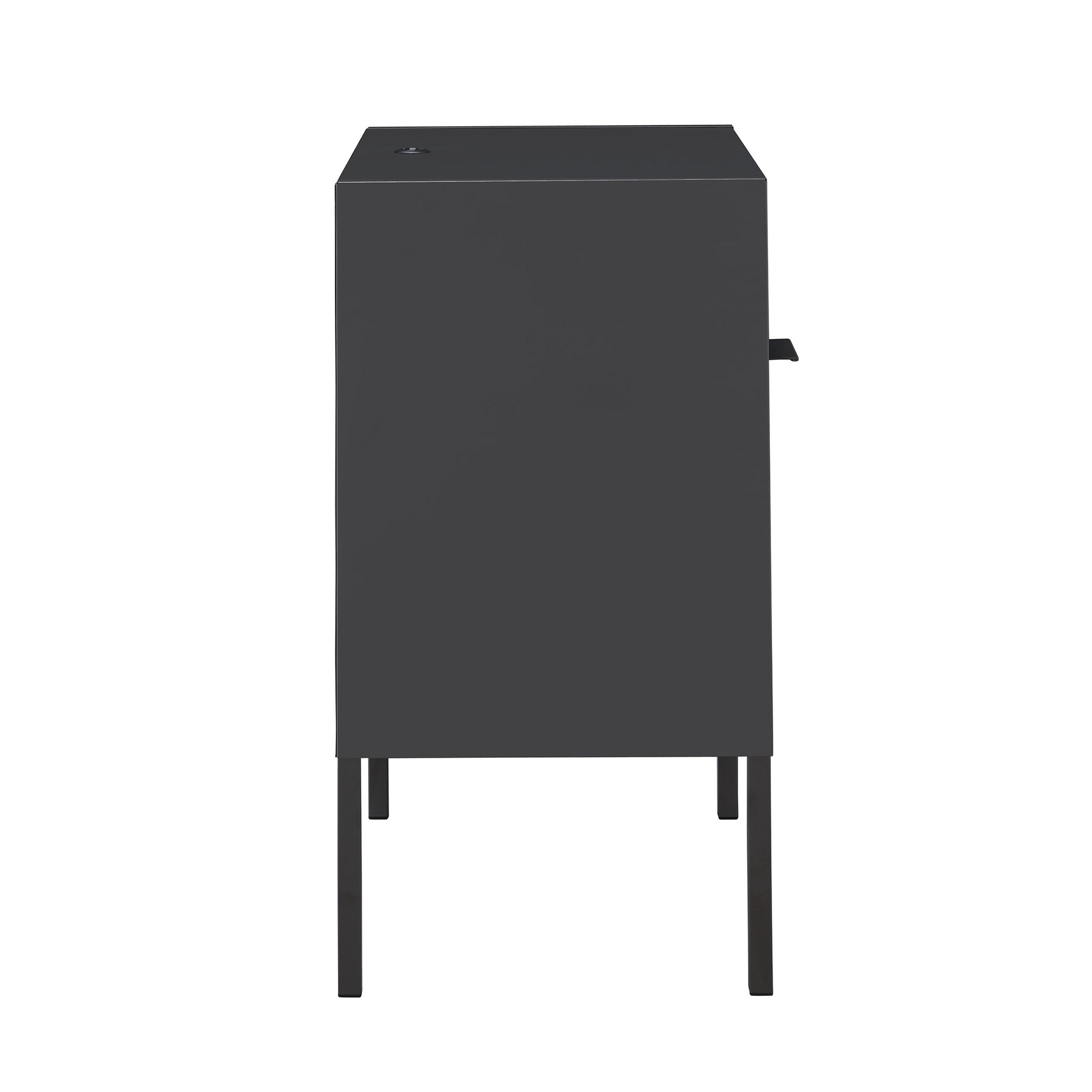 Ember Nightstand (C-1094) Grey Nightstand W/ Usb