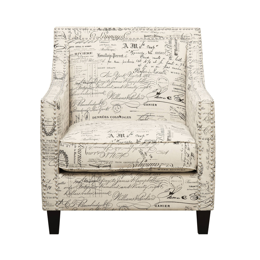 Erica 497 Chair w/Chrome Nails French Script (Ista 3)