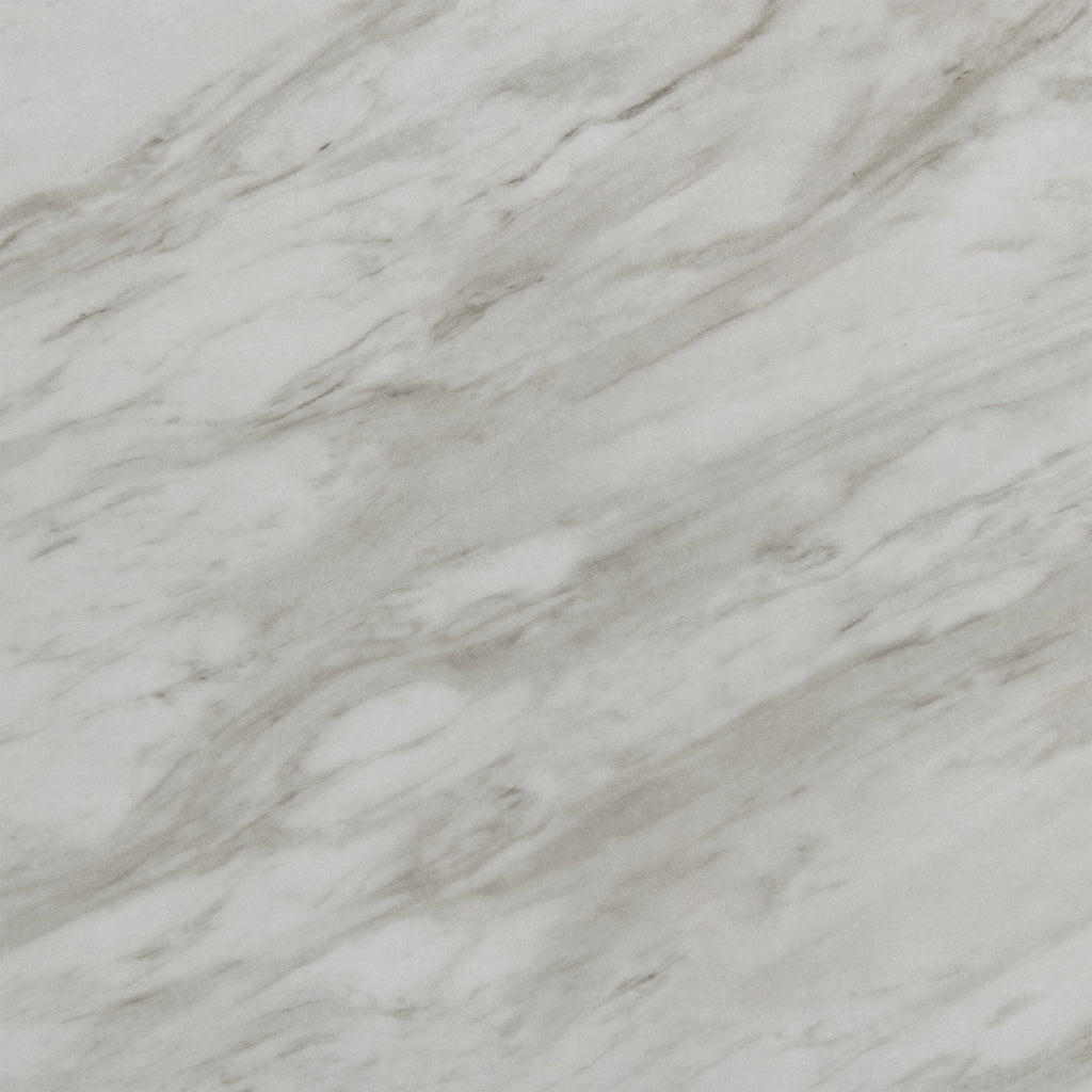 Everdeen Dining Table W/ White Faux Marble Top In Charcoal