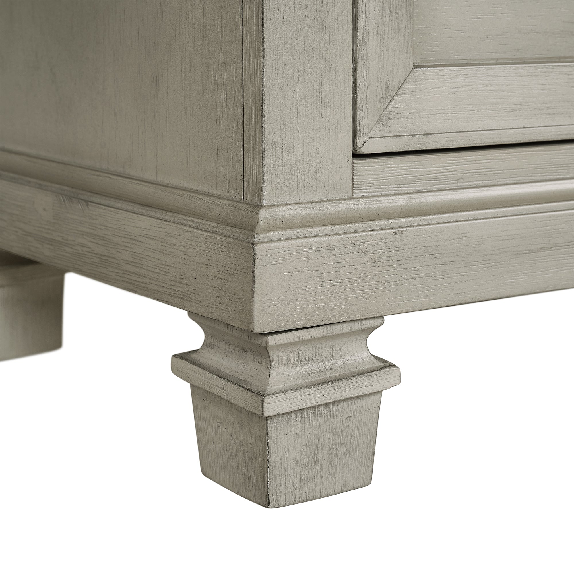 Farmington 9-Drawer Dresser In Medium Brown And Washed Stone