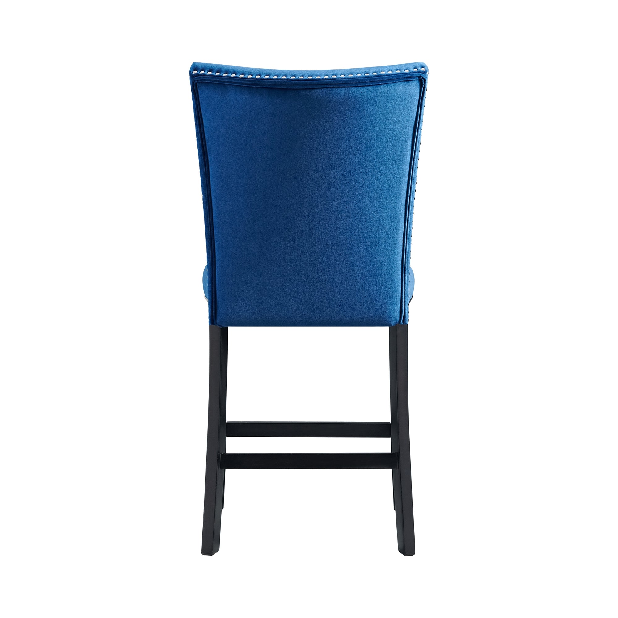 Francesca Counter Dining Blue Counter Velvet Side Chair (2 Per Pack)