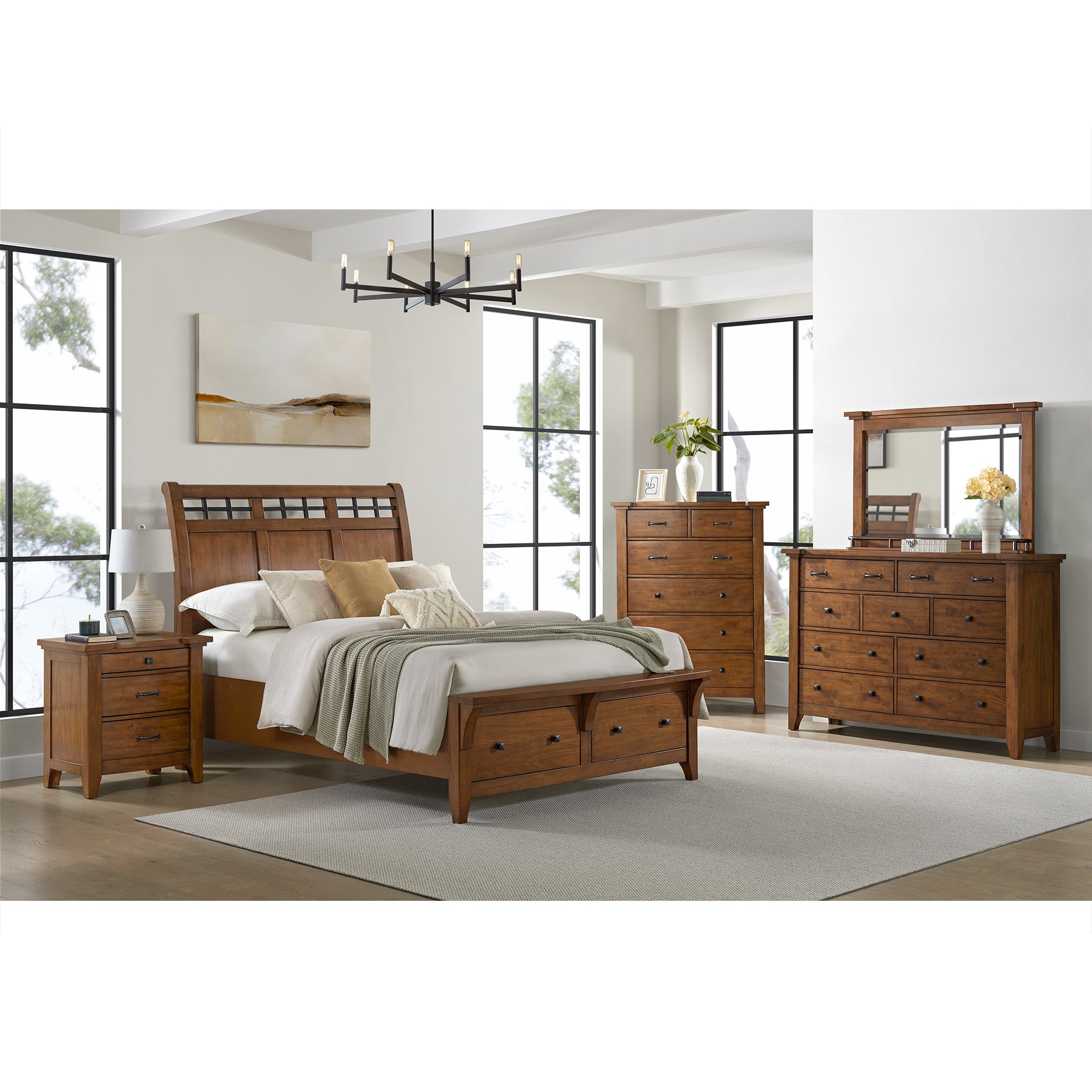 Gage 9-Drawer Dresser In Chestnut