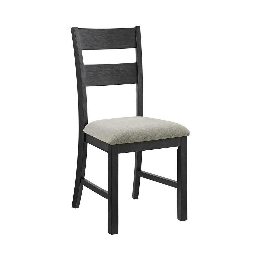 Garcia 6Pc Dining Set With Table, 4 Chairs, And Bench In Black