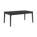 Garcia 6Pc Dining Set With Table, 4 Chairs, And Bench In Black