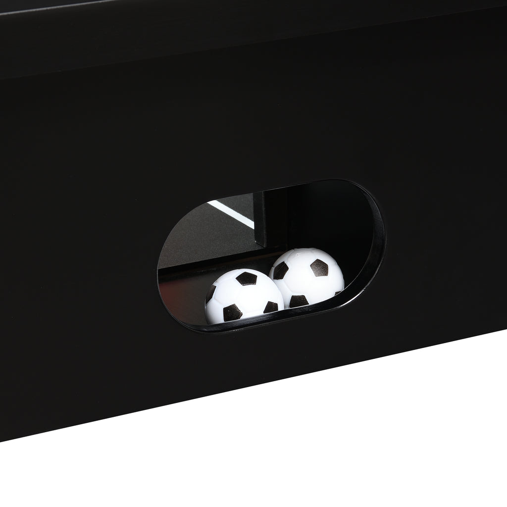 Giga Foosball Table (Ssg-110601) Black Foosball Table