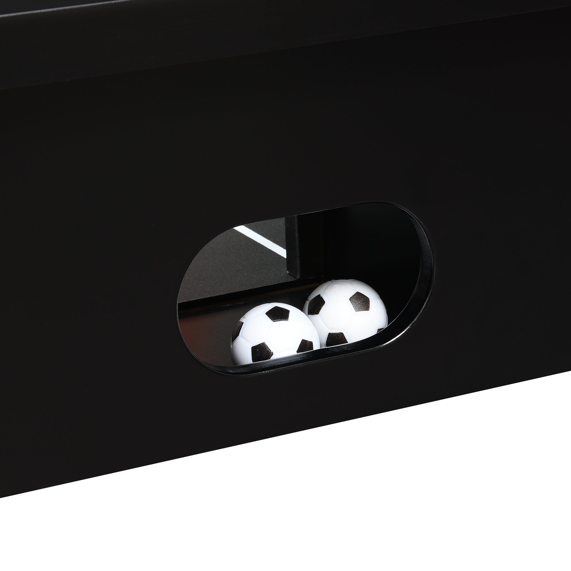Giga Foosball Table (Ssg-110601) Black Foosball Table