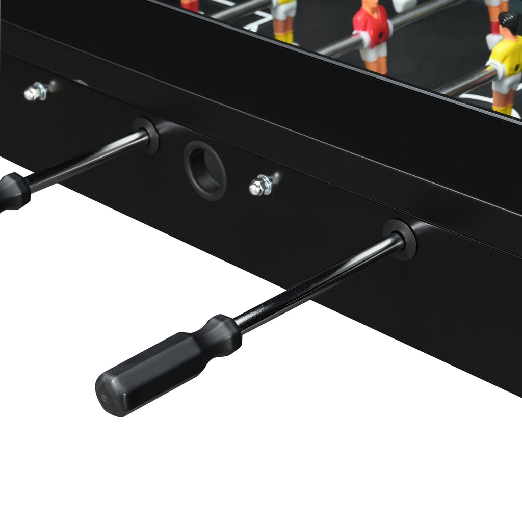 Giga Foosball Table (Ssg-110601) Black Foosball Table