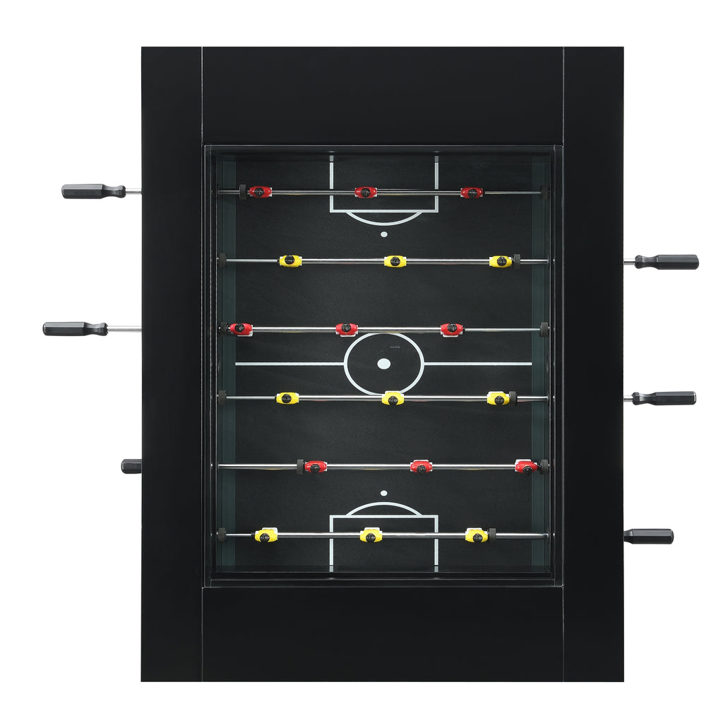 Giga Foosball Table (Ssg-110601) Black Foosball Table