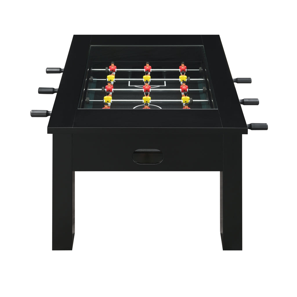 Giga Foosball Table (Ssg-110601) Black Foosball Table