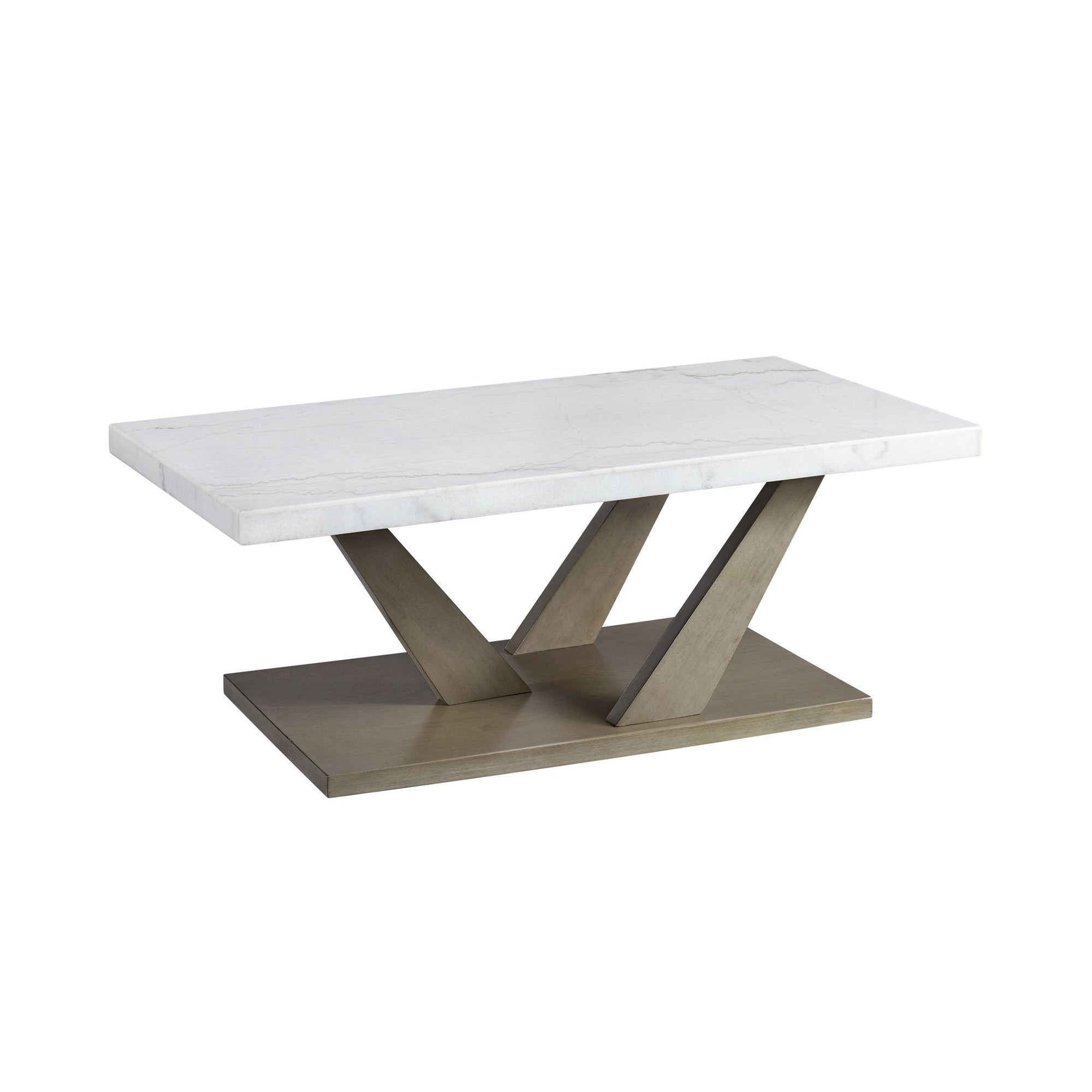 Greta Rectangular Coffee Table In Grey