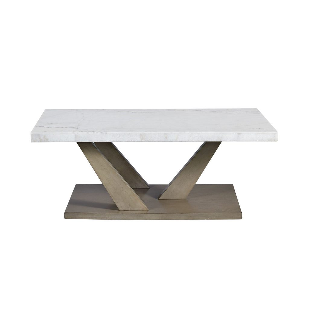 Greta Rectangular Coffee Table In Grey
