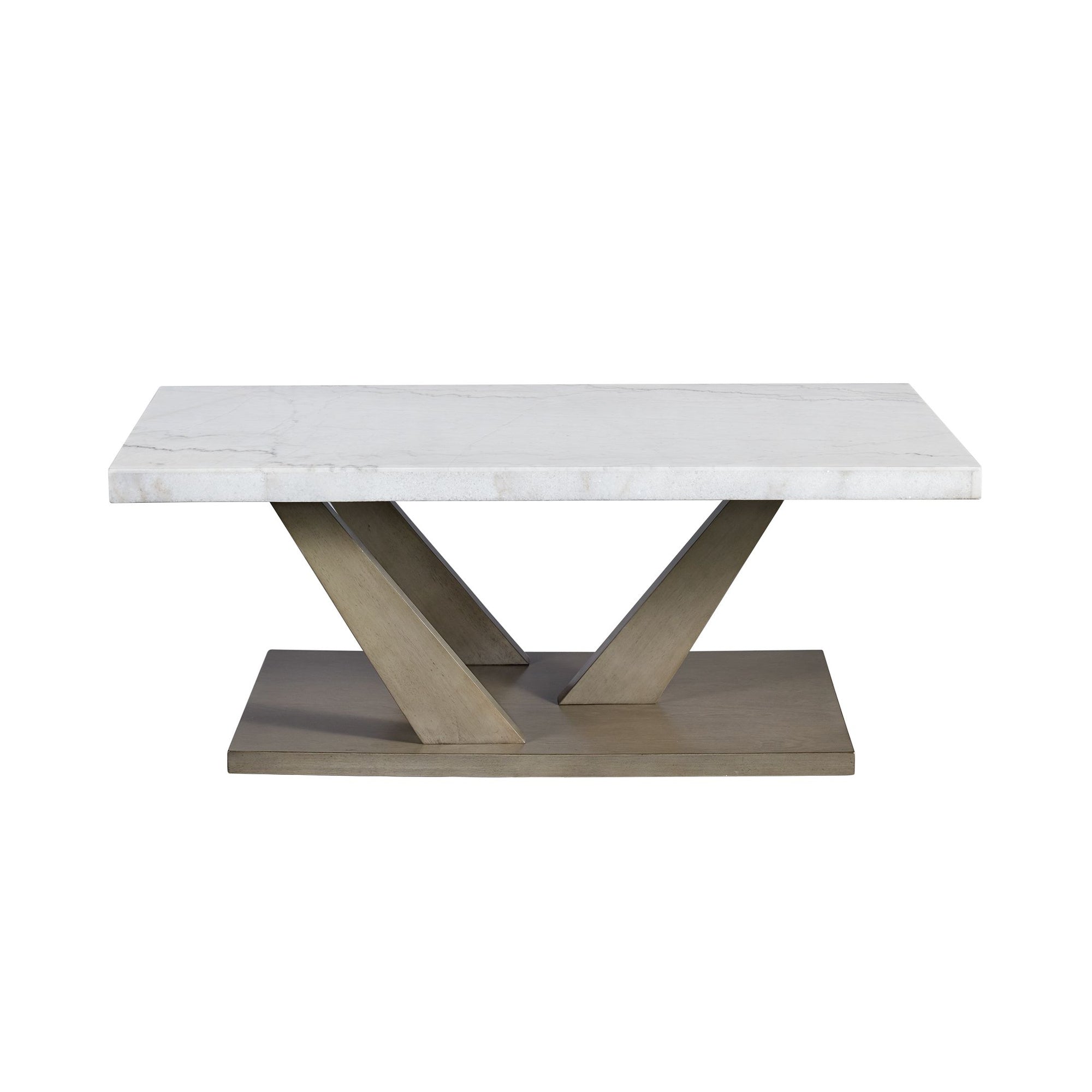 Greta Rectangular Coffee Table In Grey