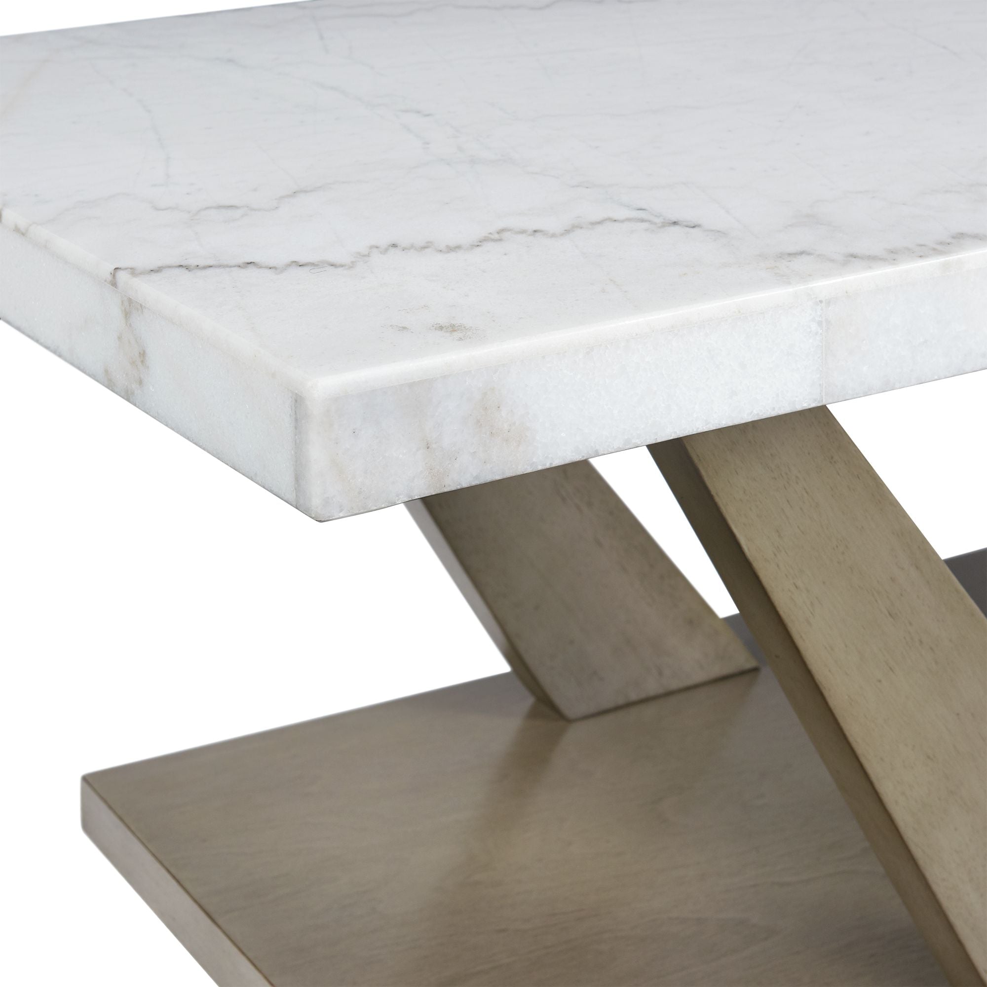 Greta Rectangular Coffee Table In Grey
