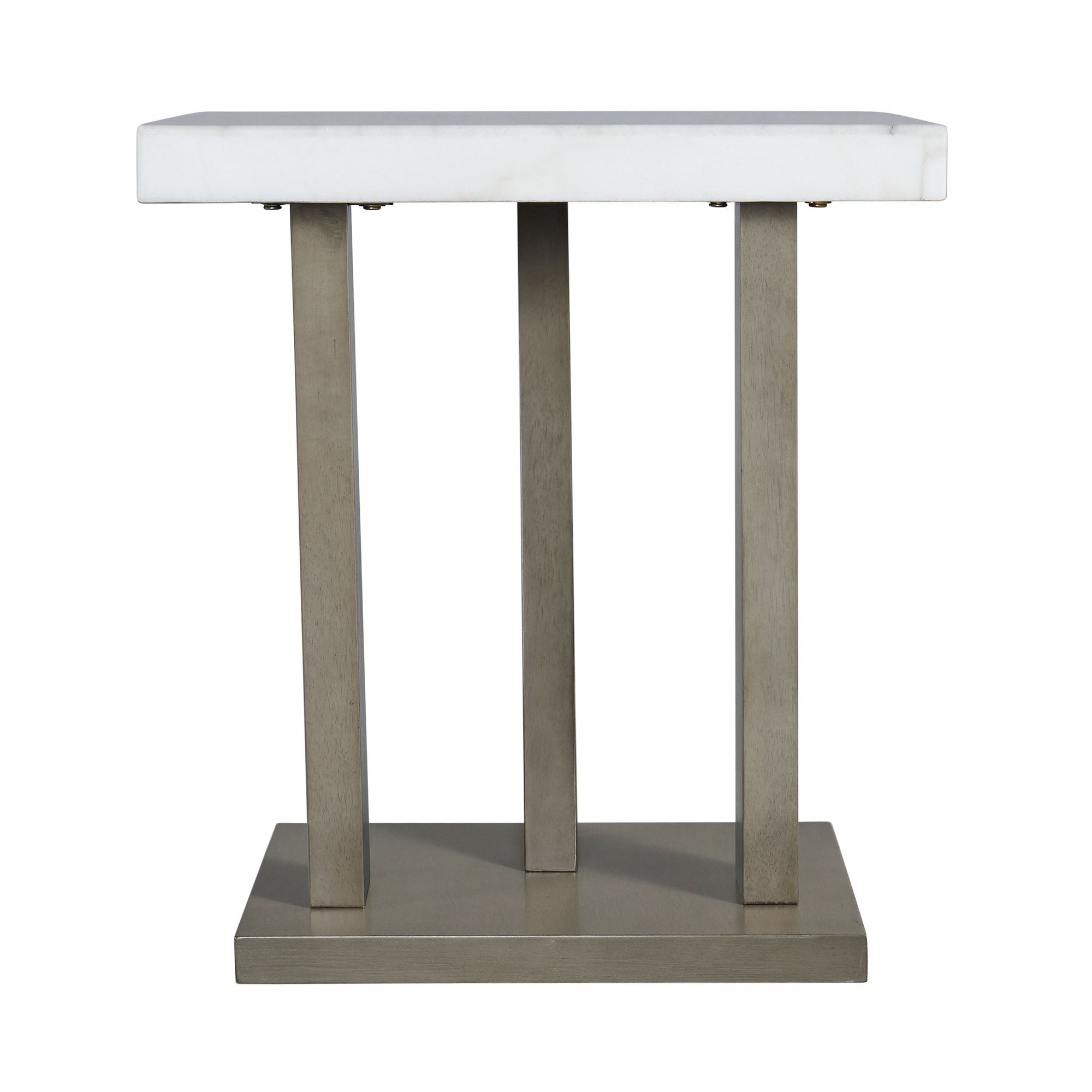 Greta Square End Table In Grey
