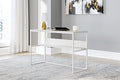 Deznee Home Office Desk in White
