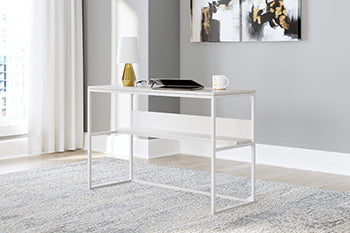 Deznee Home Office Desk in White
