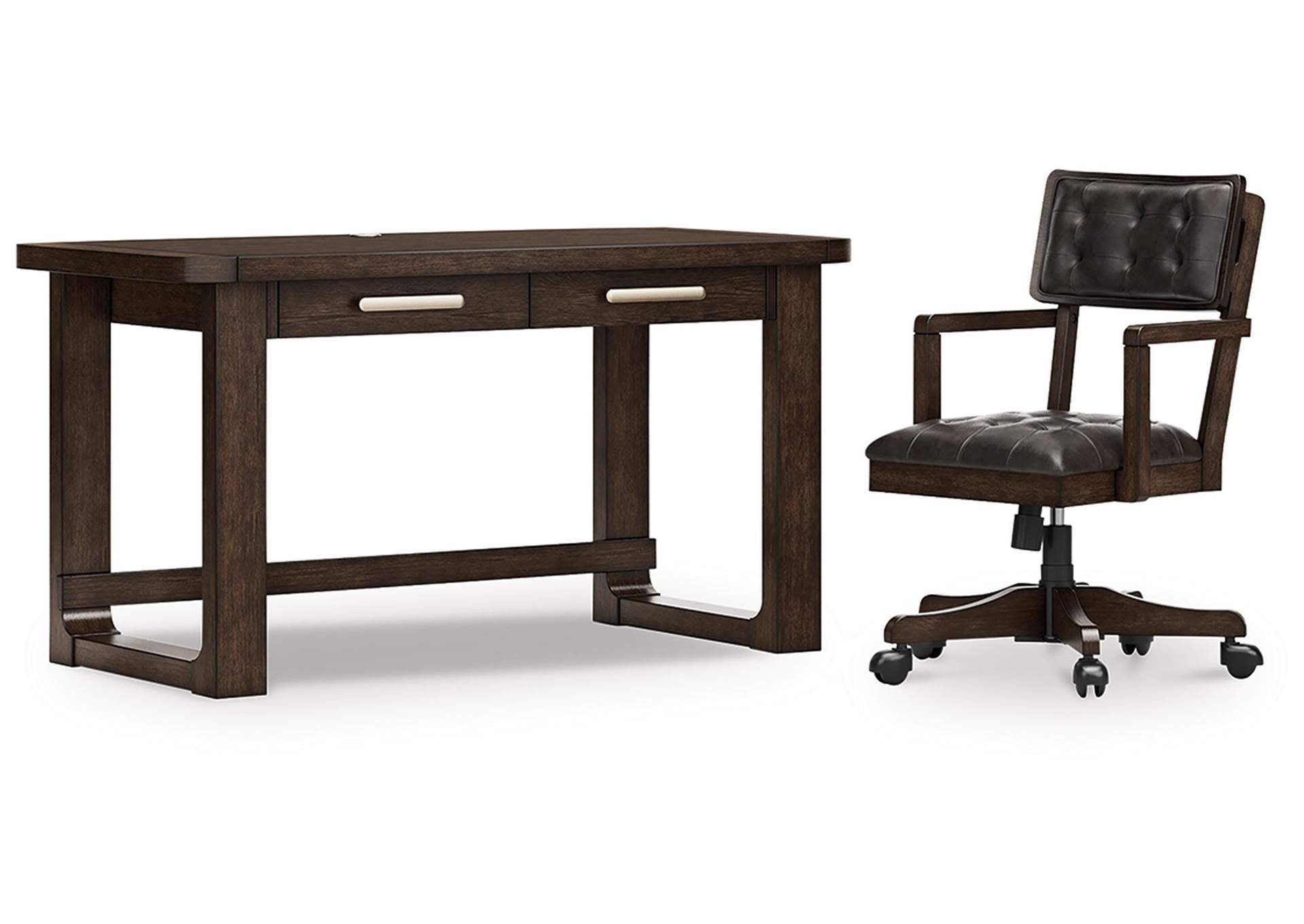 Breckington Home Office Desk with Chair