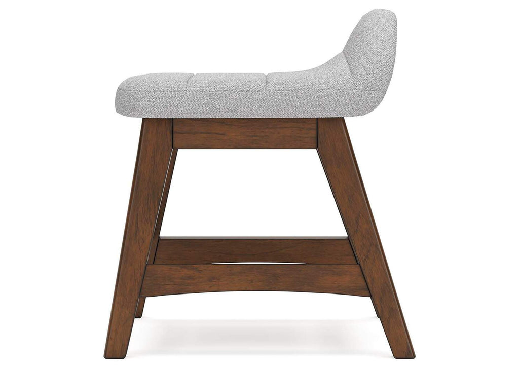 Lyncott Home Office Desk with Chair and Storage side view