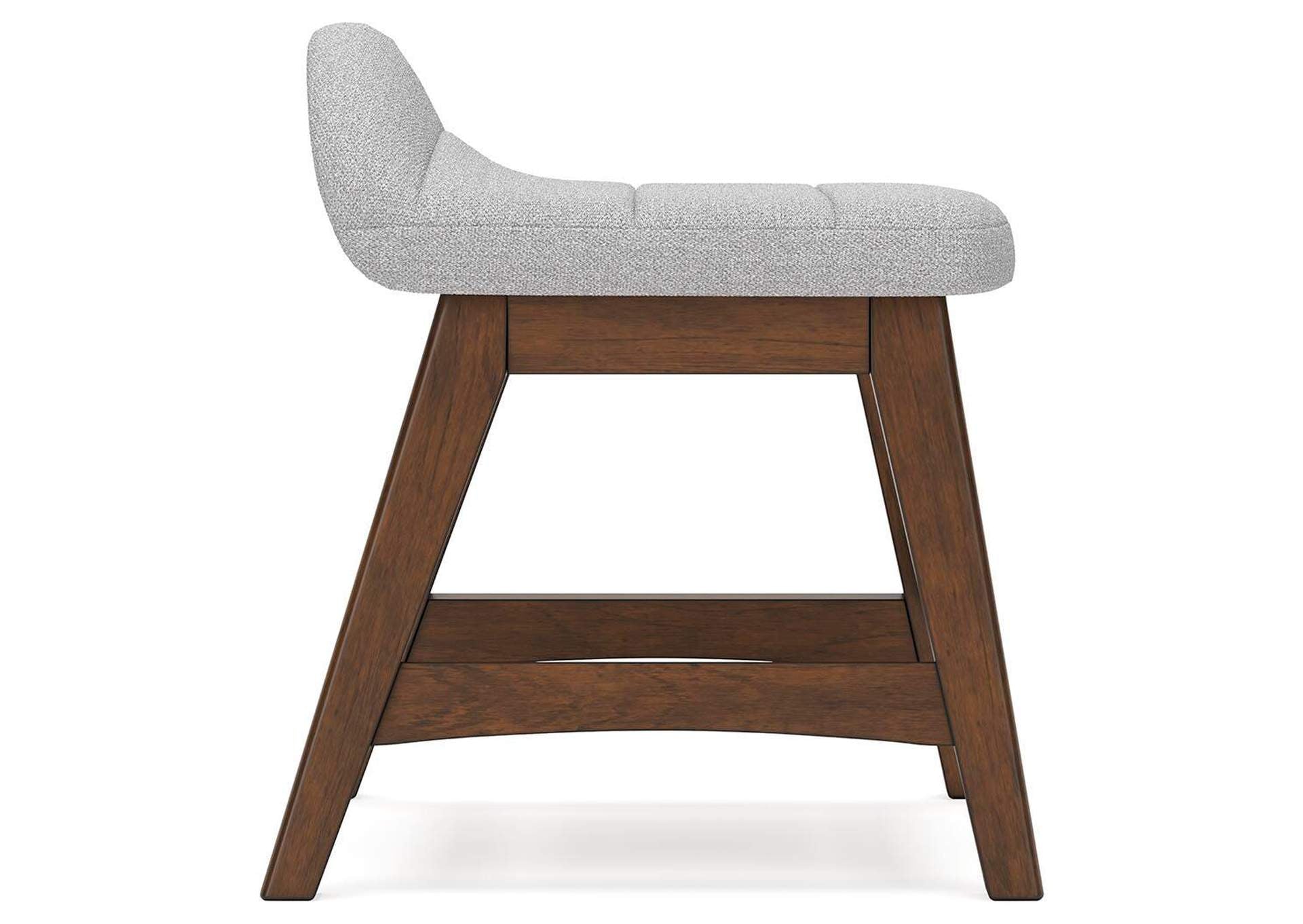 Lyncott Home Office Desk with Chair side view
