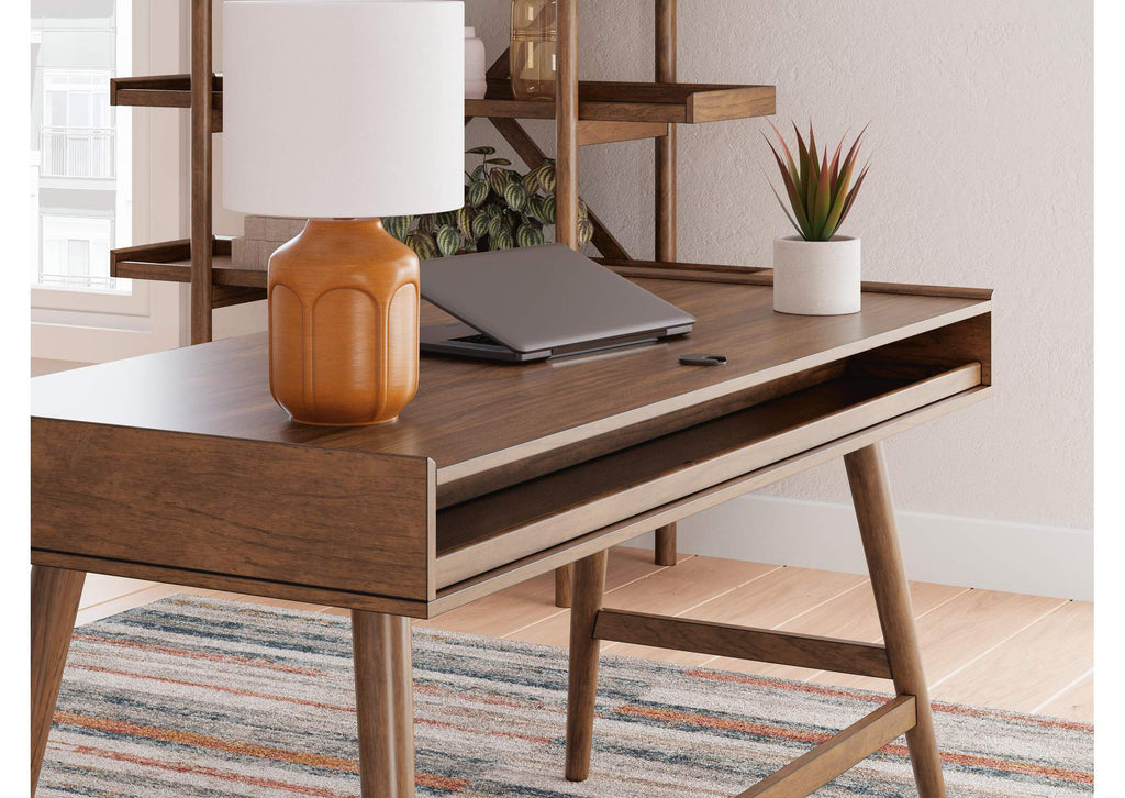 Lyncott Home Office Desk with Chair detail