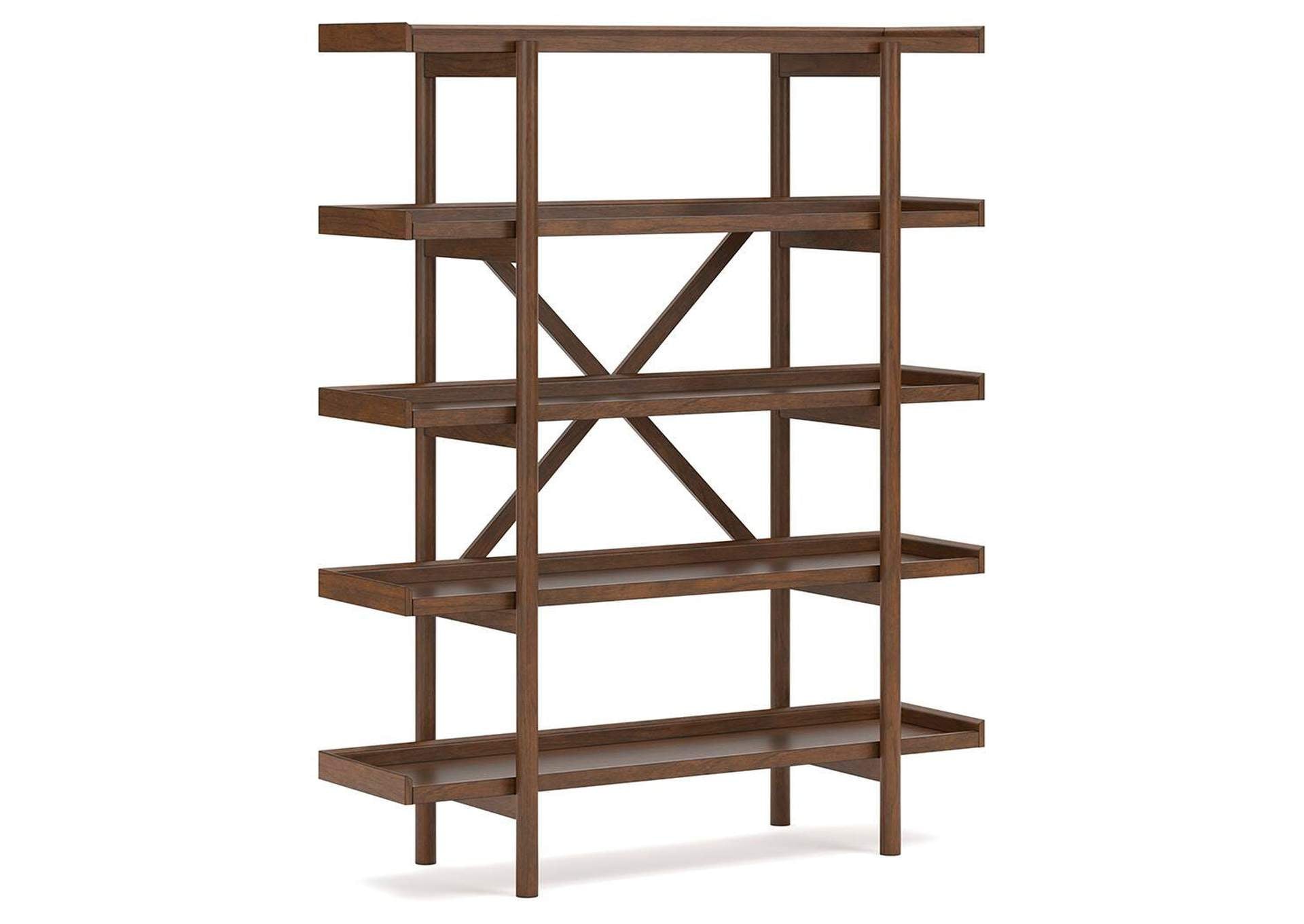 Lyncott Home Office Desk with Chair and Storage angled view