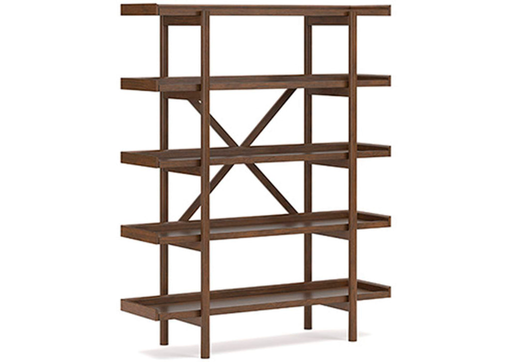 Lyncott 70" Bookcase angled view