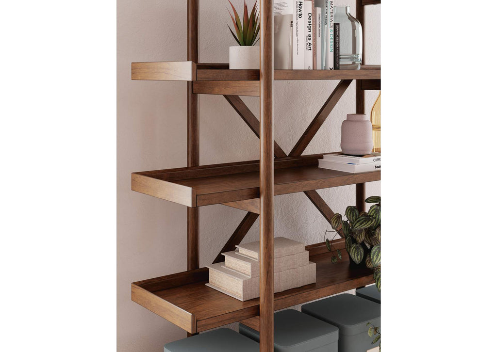 Lyncott Home Office Desk with Chair and Storage detail