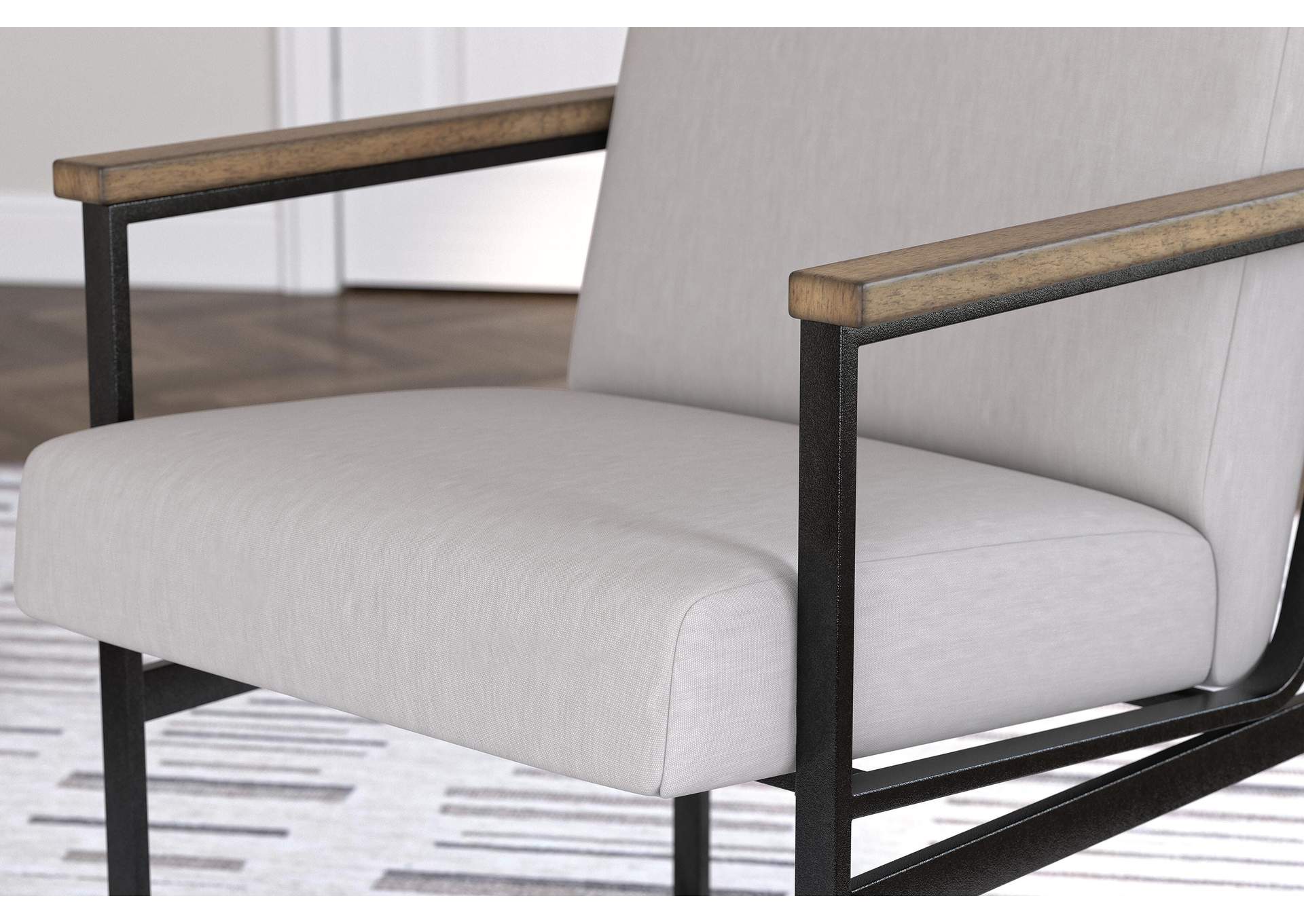 Montia Home Office Desk with Chair and Bookcase detail
