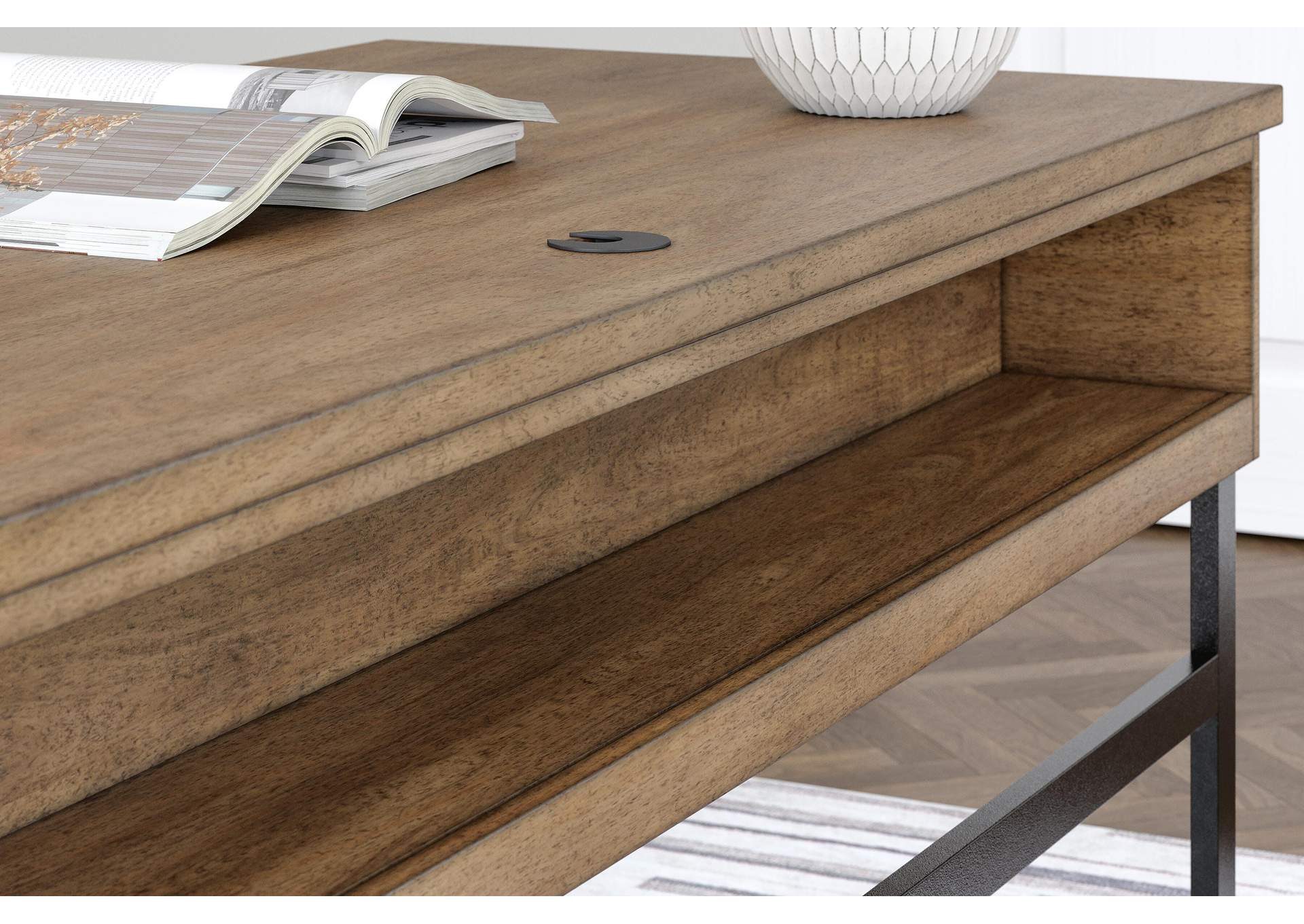 Montia Home Office Desk with Chair detail