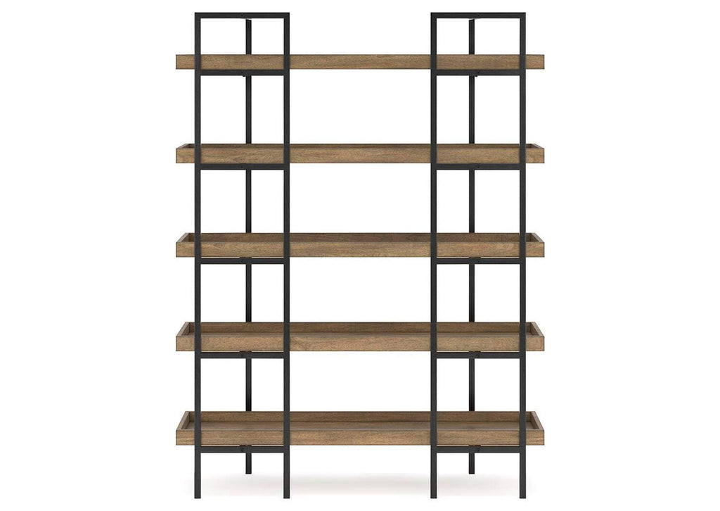 Montia Home Office Desk with Chair and Bookcase