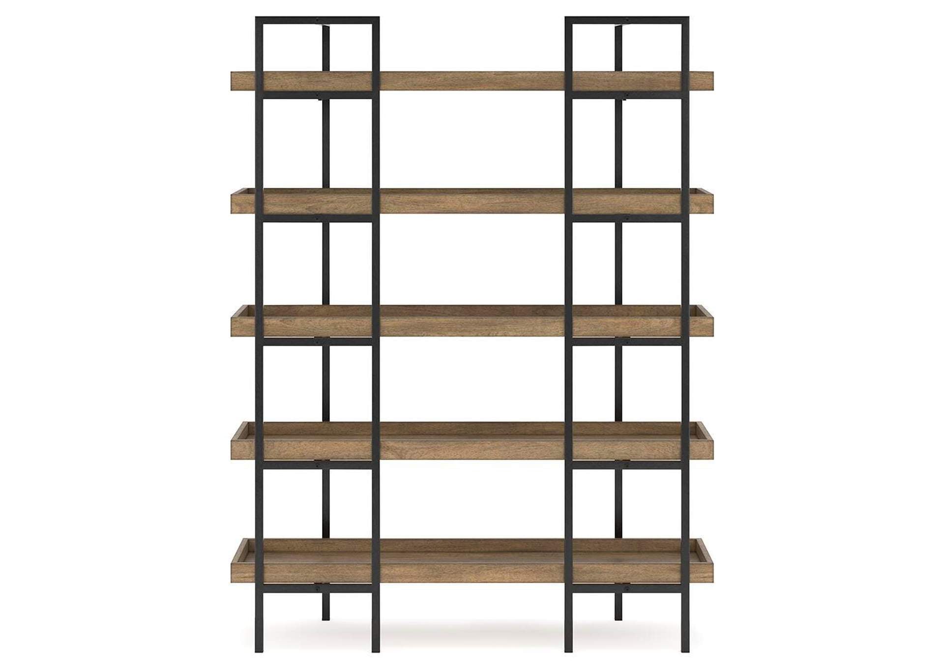 Montia Home Office Desk with Chair and Bookcase