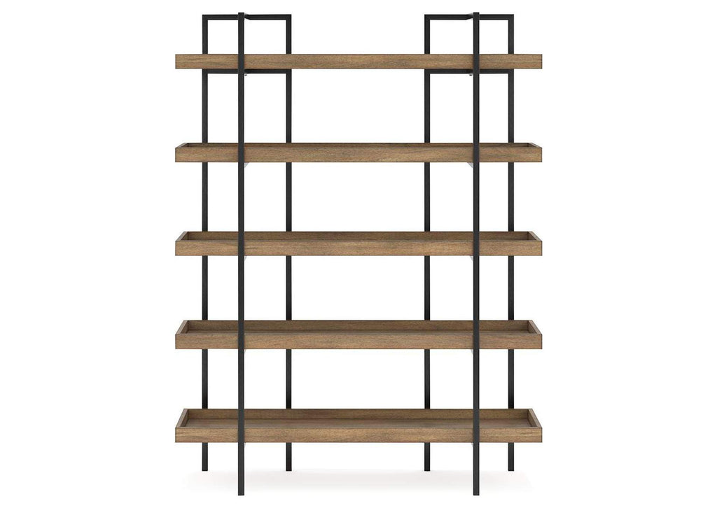 Montia Home Office Desk with Chair and Bookcase