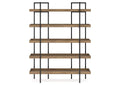 Montia Home Office Desk with Chair and Bookcase