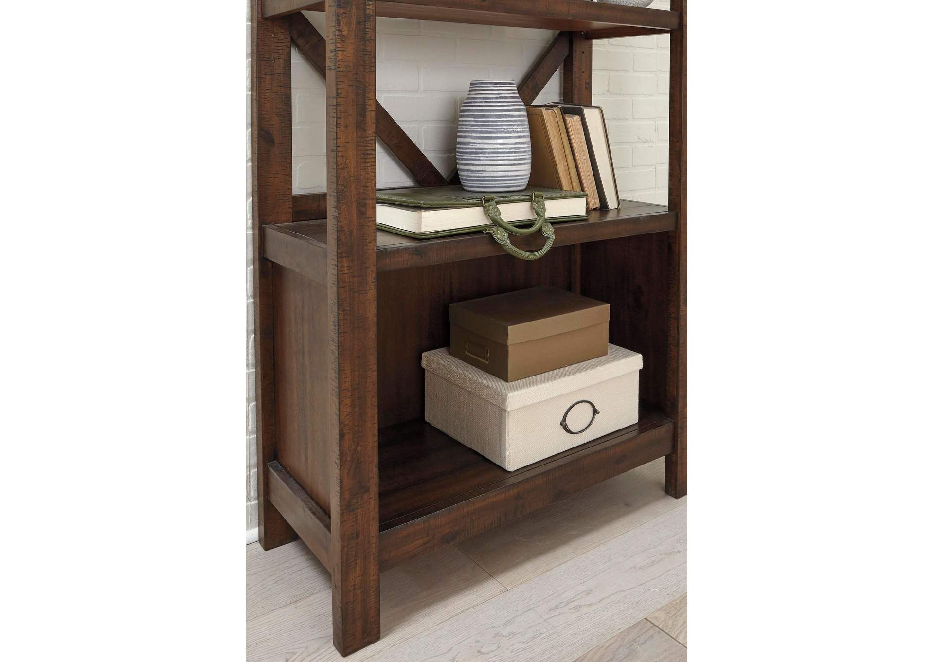 Baldridge 75" Bookcase detail