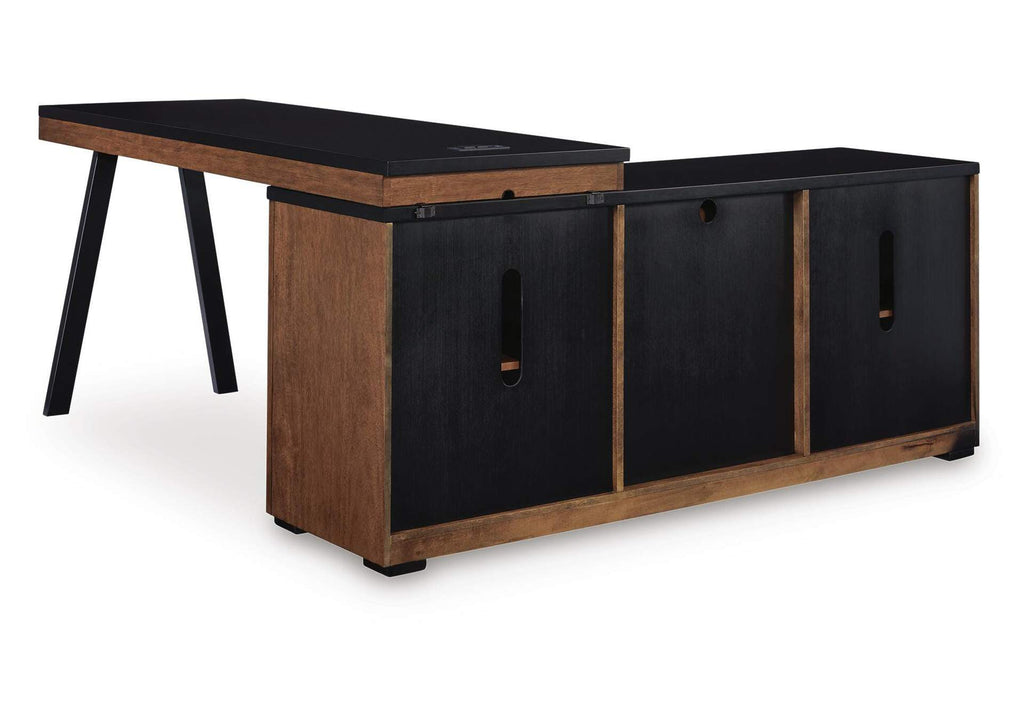 Kallari Credenza with Desk Return
