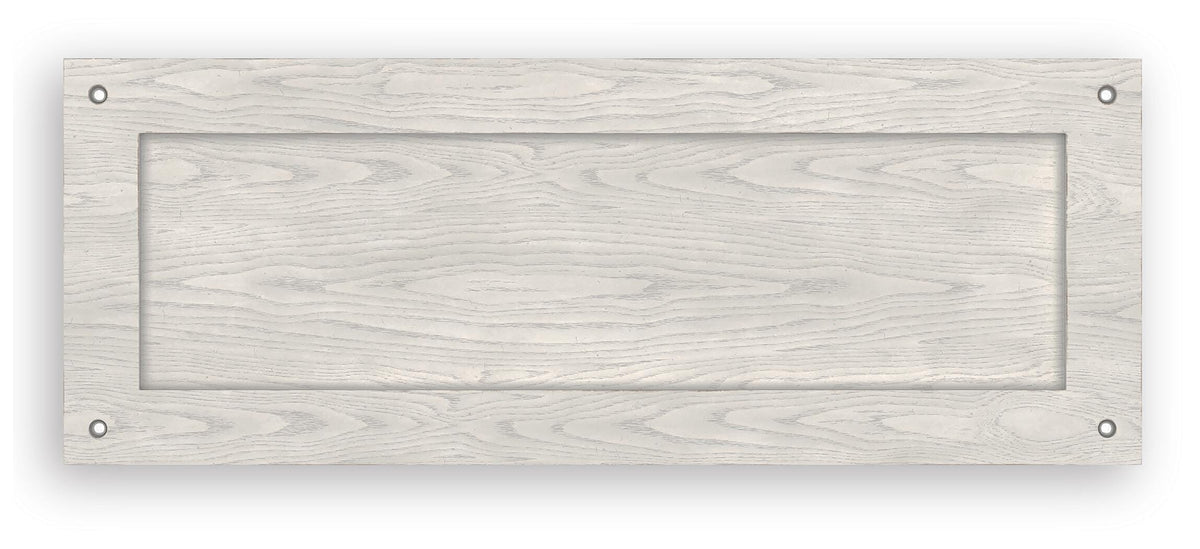Robbinsdale 75" Bookcase in Antique White, top view