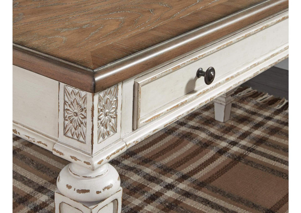 Realyn Home Office Desk and Storage Set detail