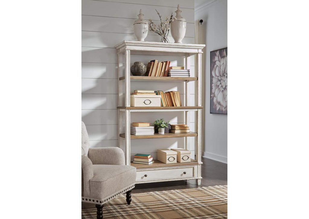 Realyn Home Office Desk and Storage Set