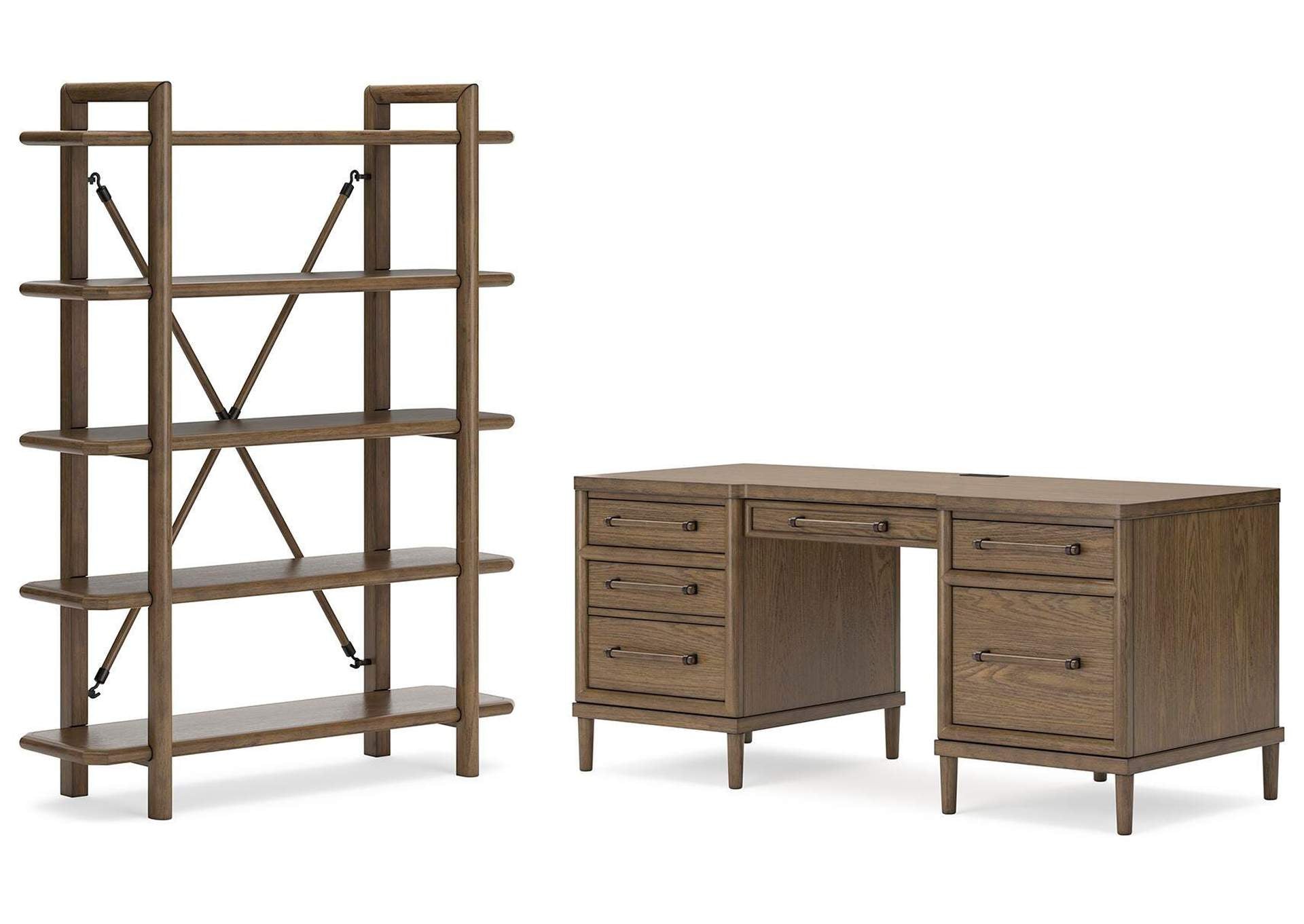 Roanhowe Home Office Desk and Storage