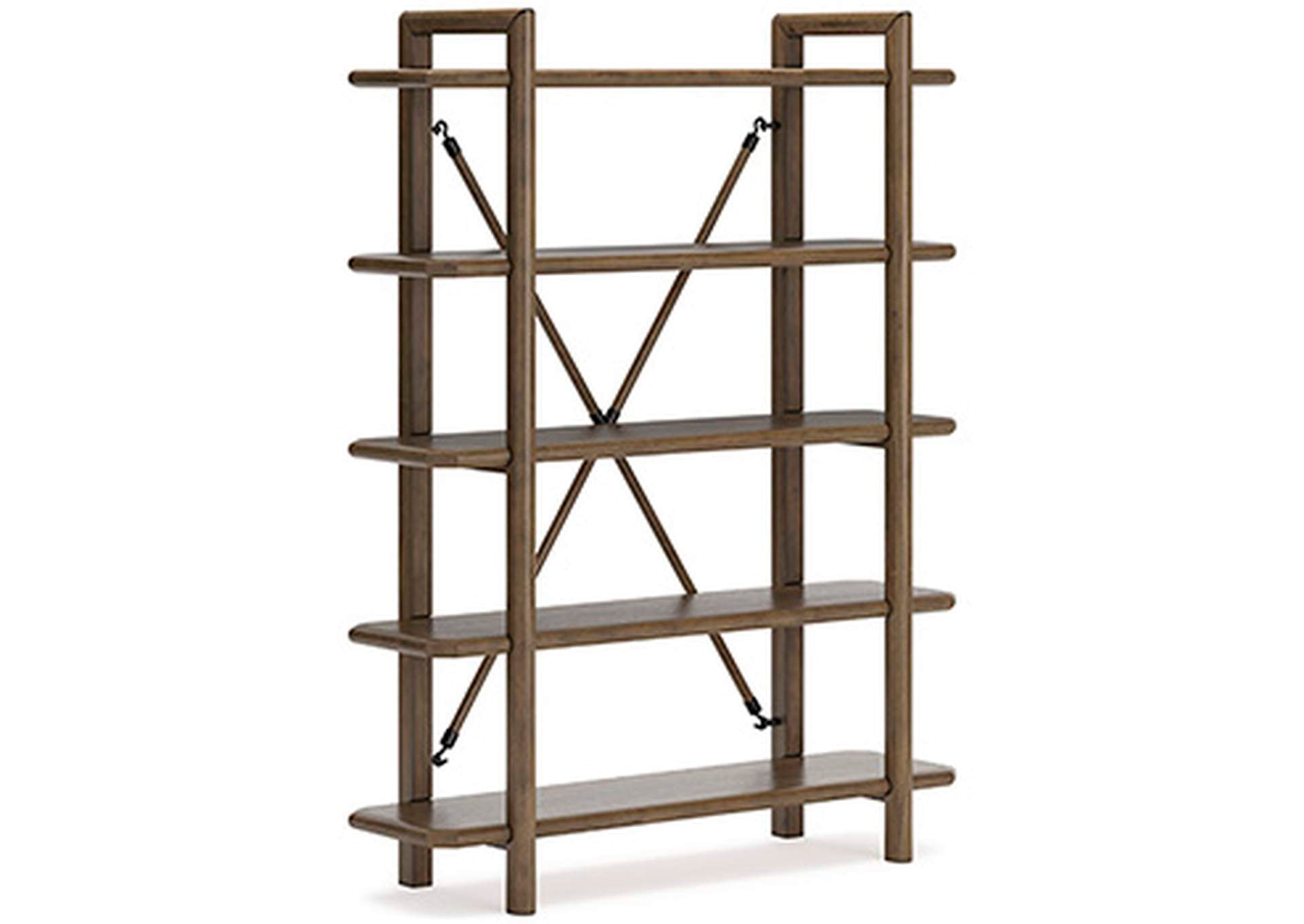 Roanhowe 71" Bookcase angled view