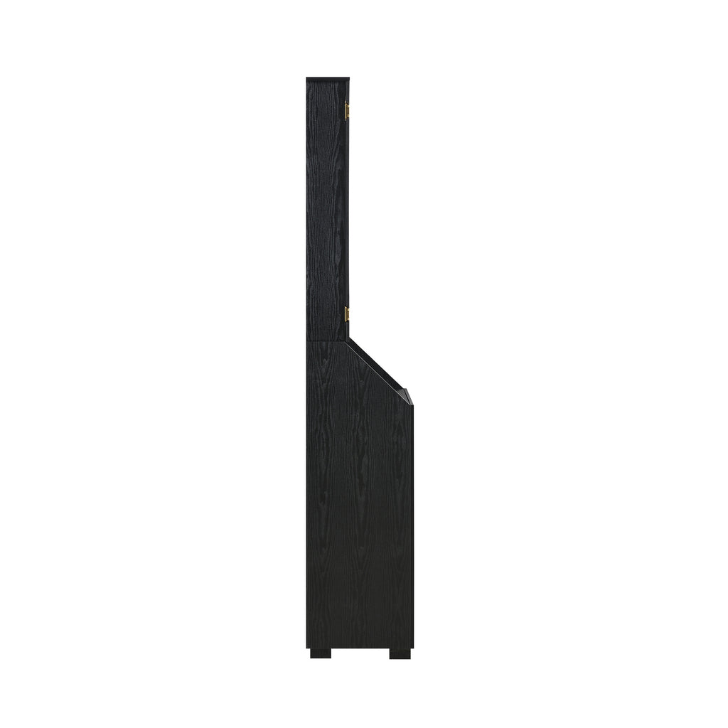 Hurricanes Dartboard Cabinet With Speaker And Led In Black (3A Packing)