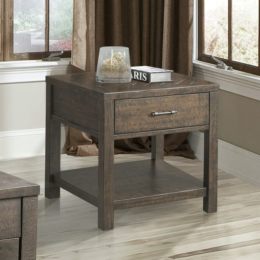 Jax End Table In Cherry