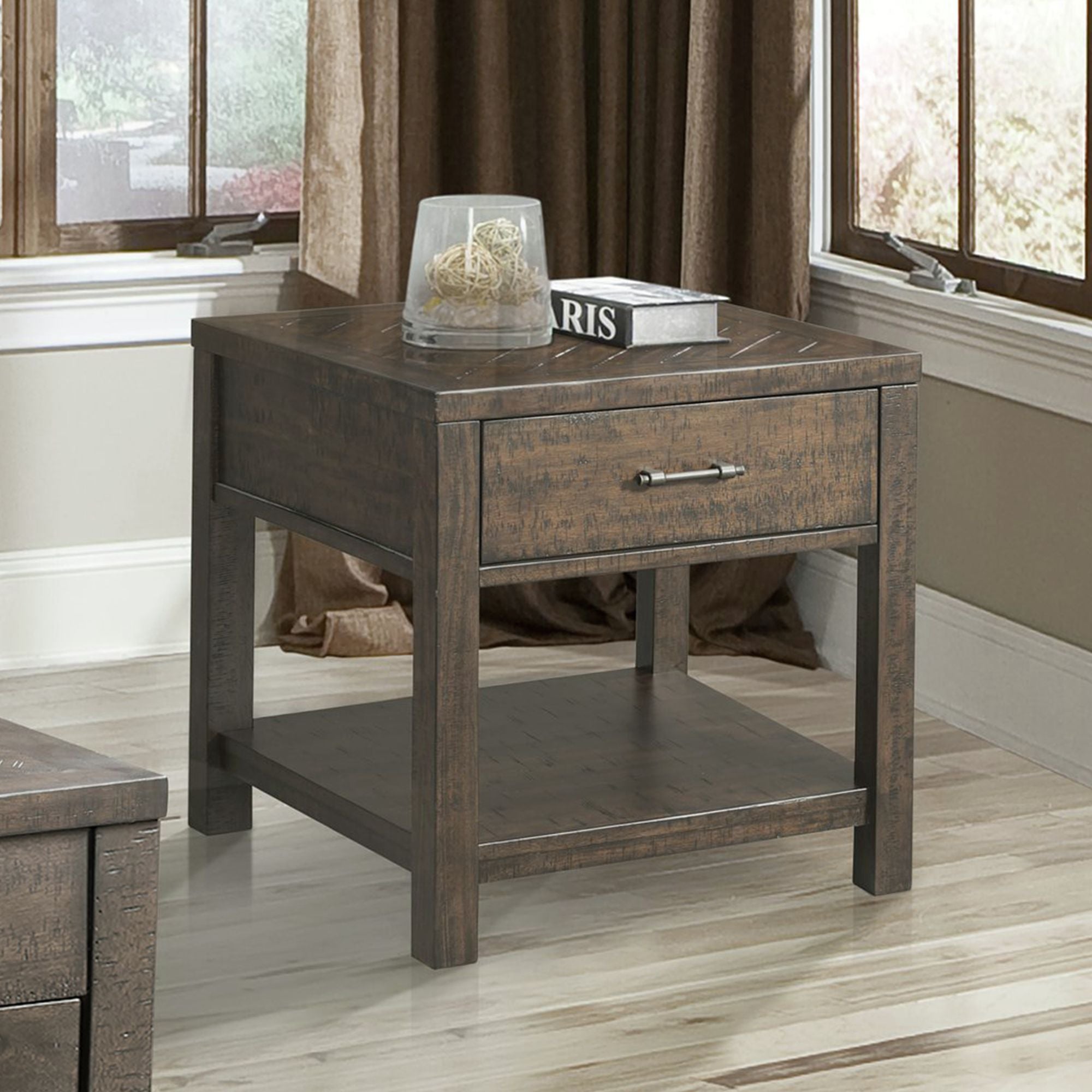 Jax End Table In Cherry
