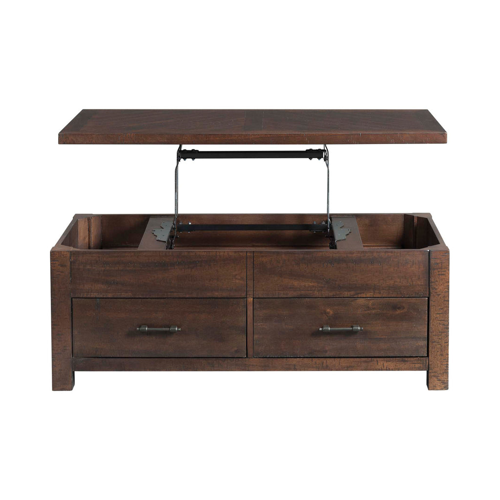 Jax Coffee Table w/Lift Top In Cherry