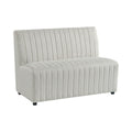 Jemma Upholstered Bench In Beige Linen