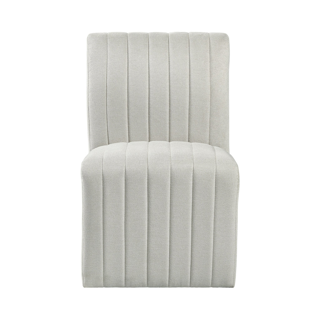 Jemma Upholstered Side Chair In Beige Linen (2 Per Carton)