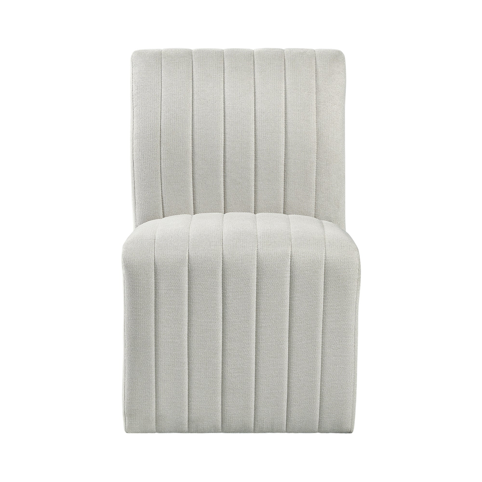 Jemma Upholstered Side Chair In Beige Linen (2 Per Carton)