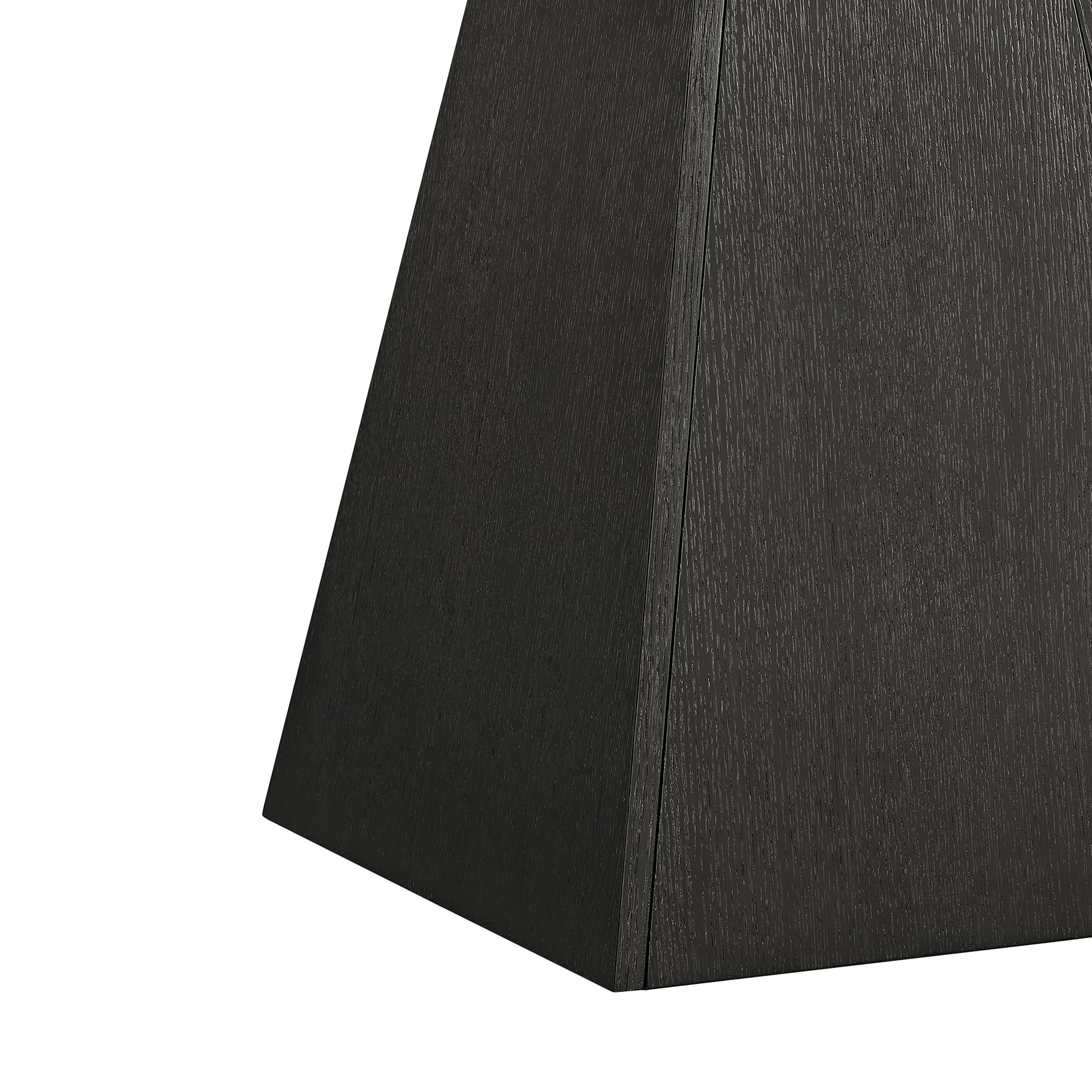 Jemma End Table In Grey And Dark Espresso