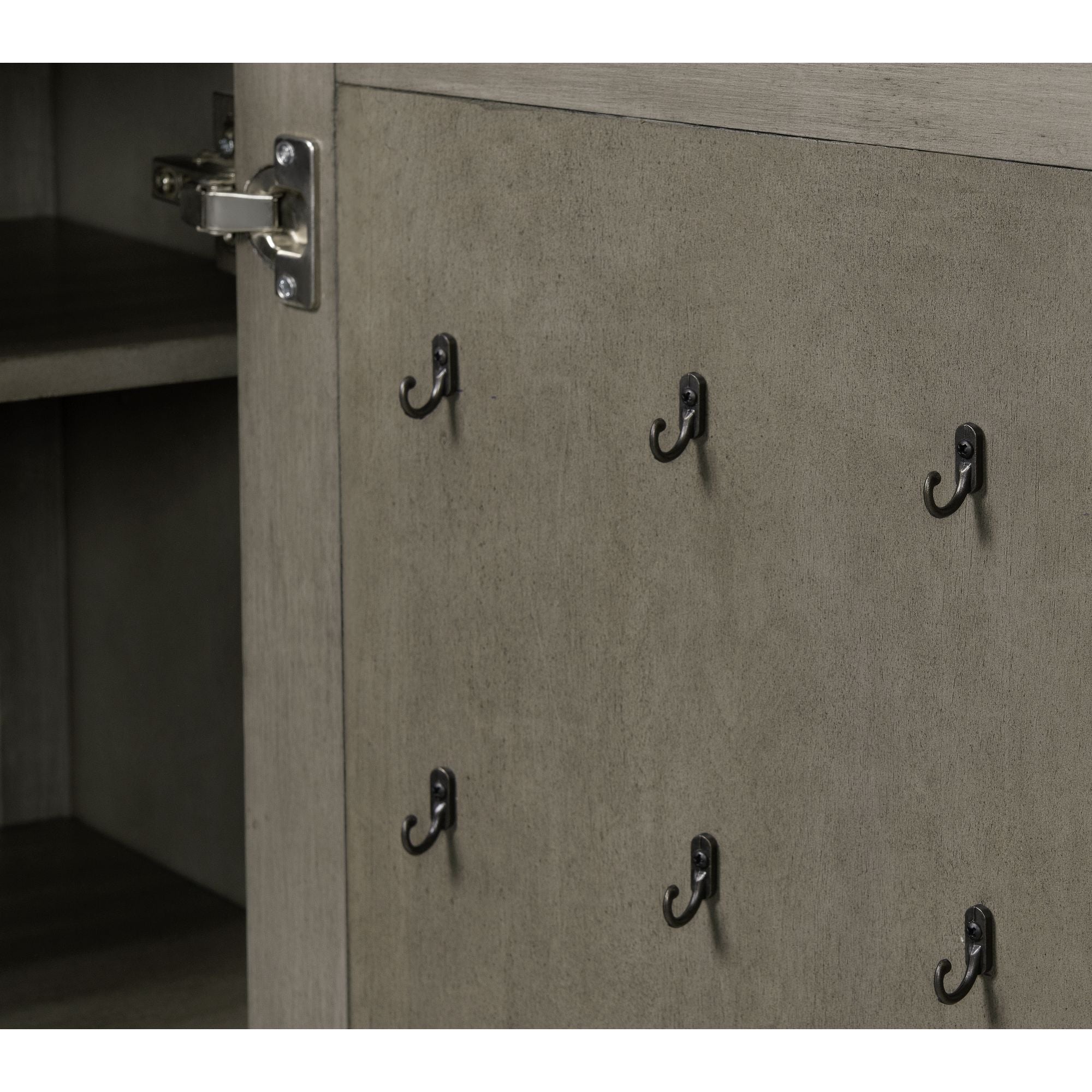 Kings Court 1 Door And 7-Drawer Chest In Grey