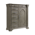 Kings Court 1 Door And 7-Drawer Chest In Grey